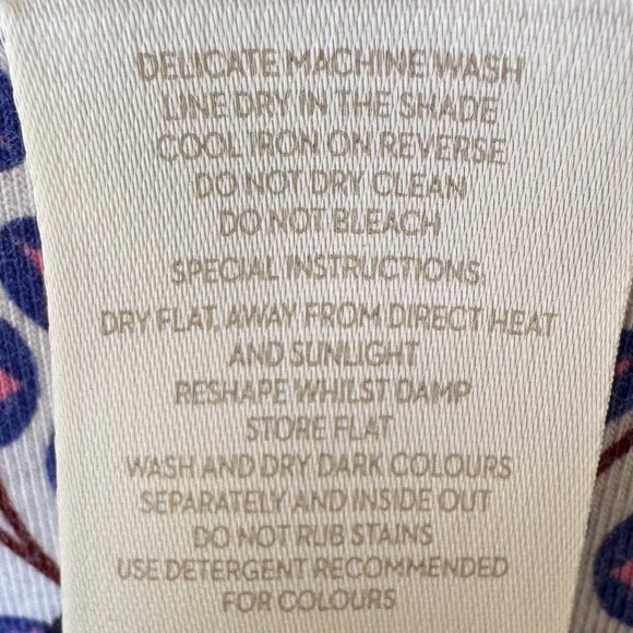 EUC Boden Floral Stretch Jersey Sleeveless Bernice Fit & Flare in Women's 12R - Picture 14 of 16